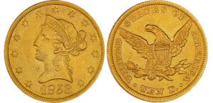 Etats-Unis - 10 dollars 1853 Liberty Head