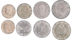 Italie - Lot de 4 monnaies