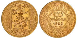Tunisie - 20 francs 1930