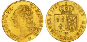 Louis XVI (1774-1792) - Louis d’or au buste nu - 1786 W (Lille) 1er sem