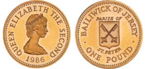 Jersey - One pound 1986 