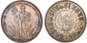 Suisse - Monnaie de tir - Bâle - 5 francs 1879