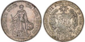Suisse - Monnaie de tir - Berne - 5 francs 1885