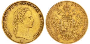 Italie - Lombardie - François Ier d'Autriche - 1/2 souverain 1835 (Milan)