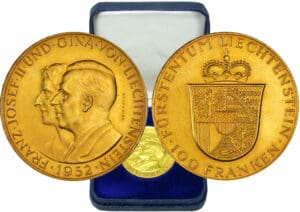 Liechtenstein - Franz Joseph Ier - 100 francs 1952