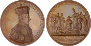 France - Charles X, 1825, Médaille du sacre de Reims par Gatteaux