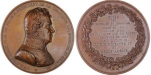 France - Louis-Philippe, 1833, Inauguration du musée des monnaies et medailles, par Caqué