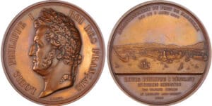 France - Louis-Philippe, 1844, Agrandissement du port de Marseille, par Bovy