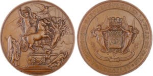 France - Hommage de la ville de Paris à Napoleon Ier, 1854