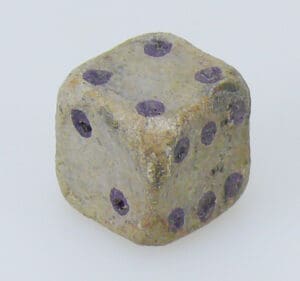 Romain - Dé en plomb - 1er-3ème siècle