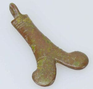 Romain - Pendentif phalique en bronze - 1er-4ème siècle