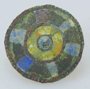 Mérovingien - Fibule en bronze - 6ème-8ème siècle