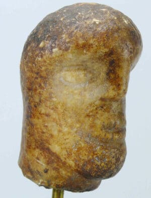 Romain - Tête en marbre - 4ème-6ème siècle