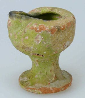 Byzance - Lampe en terre cuite - 5ème-7ème siècle