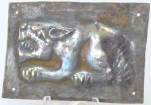 Europe du nord - Plaque en argent - 1er mill. av. J.-C.