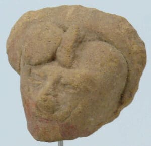 Précolombien - Mexique - Theotiuacan - Tête en terre cuite 