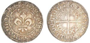 Alsace - Strasbourg - Gros d'argent à la fleur de lis