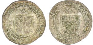 Brabant - Charles-Quint - Demi real d'argent (Anvers)