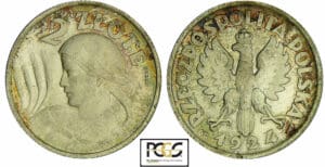 Pologne (Poland) - 2 Zlotych 1924 (Paris) essai (Proba)