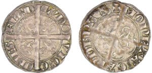 Flandre - Louis 1er de Crécy - Demi-gros d'argent