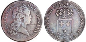 Louis XV (1715-1774) - Sol au buste enfantin - 1719 A (Paris)