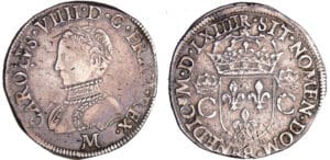 Charles IX (1560-1574) - Teston - 2ème type - 1564 M (Toulouse)
