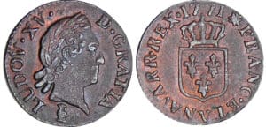 Louis XV (1715-1774) - Liard à la vieille tête - 1771 V (Troyes)
