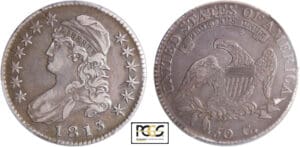 Etats-Unis - 50 cents capped bust 1813