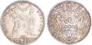 Italie - Vatican - Clément XIV (1769-1774) - Teston 1773