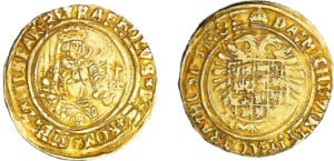 Brabant - Charles-Quint - florin Karolus d'or (tiers de réal) (Anvers)
