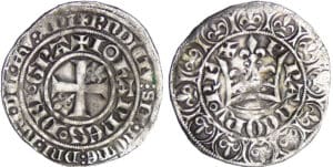 Jean II le Bon (1350-1364) - Gros blanc à la couronne 26 mars 1357