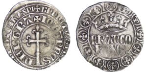 Jean II le Bon (1350-1364) - Gros à la couronne - 1ère émission 22 août 1358