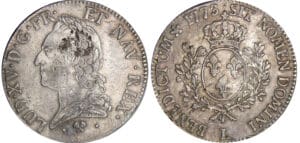 Louis XV (1715-1774) - Ecu à la vieille tête - 1773 L (Bayonne)