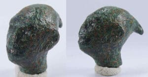 Romain - Tête en bronze - 1er-3ème siècle ap. J.-C.