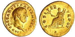 Vespasien - Aureus (70, Rome) - La Paix