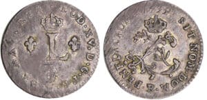 Louis XV (1715-1774) - Double sol de billon - 1739 R (Orléans)