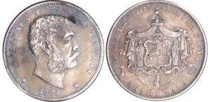 Hawaii (îles)- Kalakaua I (1874-1891) - Dollar 1883