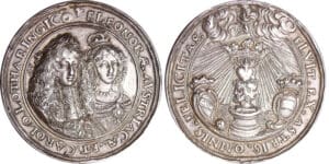 Lorraine - Médaille - Charles de Lorraine et Eléonore d'Autriche (1660)