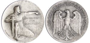 Suisse - Médaille de tir - 1924 Arrau