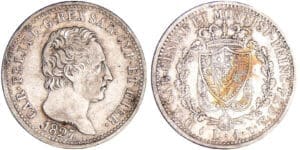 Italie - Carlo Felice (1821-1831) - 1 lira 1827 (Turin)