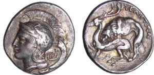 Italie - Lucanie - Vélia - Statère (350-281 av. J.-C.)