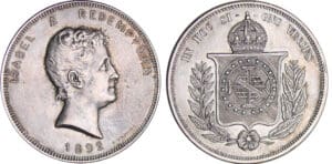 Brésil - Médaille - Isabel a redemptora 1892