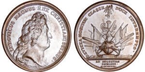 Italie - Louis XIV (1643-1715) - Médaille - Bataille navale d'Agosta 1676