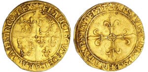 François 1er (1515-1547) - Ecu d'or du Dauphiné - 1er type - Crémieu