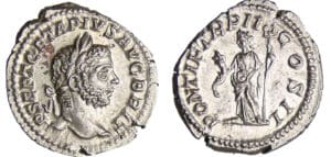 Géta - Denier (210, Rome) - La Paix