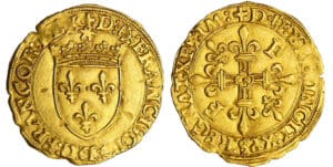 François 1er (1515-1547) - Ecu d'or au soleil - 5ème type - Bayonne