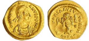 Justinien 1er - Tremissis (527-563, Constantinople)