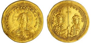 Basile II et Constantine VIII - Nomisma histaménon (976-1025, Constantinople) 