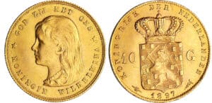 Pays-Bas - Wilhelmina (1890-1948) - 10 gulden 1897