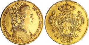 Brésil - Maria I Wodow (1786-1816) - 6400 reis 1801 R (Rio de Janiero)